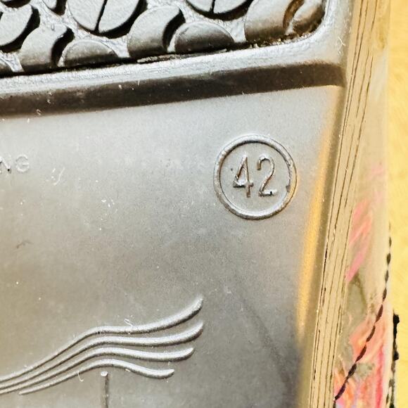 Dansko Shoes Womens 12 Black Multicolor Leather Clogs XP Professional Work Nurse - Picture 11 of 12